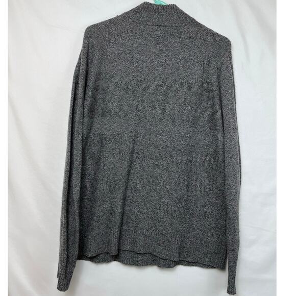 Smartwool Men's Size Large Gray 1/4 Zip Merino Wool Blend Long Sleeve Sweater - Picture 7 of 7